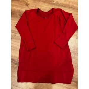 Urban Muu Muu Lounge Sweatshirt Dress Supima Cotton OSFM
